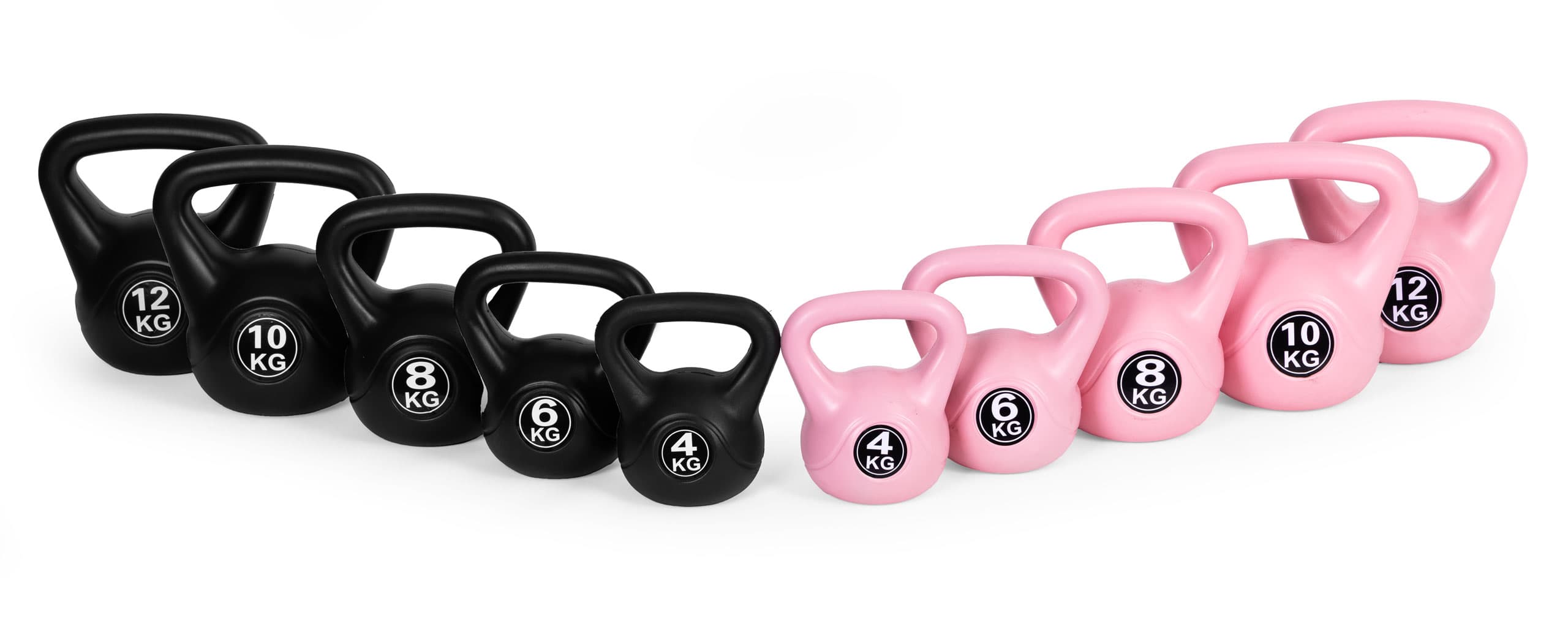 Kettlebell kettle 6 kg do ćwiczeń hantla kula odważnik obciążenie ciężar fitness różowy ModernHome